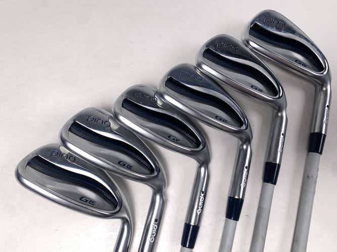 Ping G LE 3 Iron Set 7-PW+UW+SW Black Dot ULT 250 Ladies Graphite Womens RH