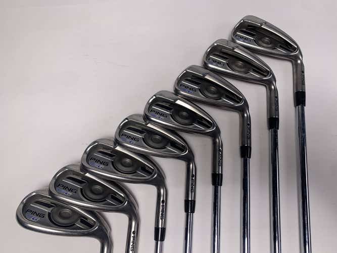 Ping G 2016 Iron Set 5-PW+UW+SW Black Dot AWT 2.0 Regular Steel Mens RH