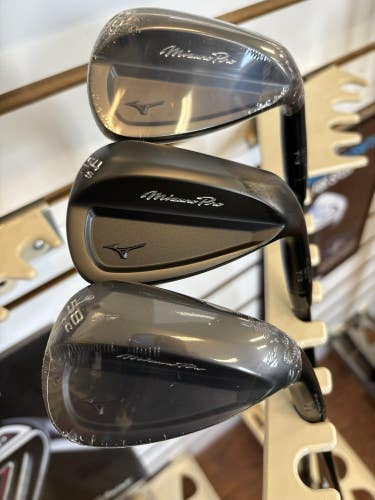 New Mizuno T 3 Black Finish Forged Wedge Set 50 , 54 , 58 Degree