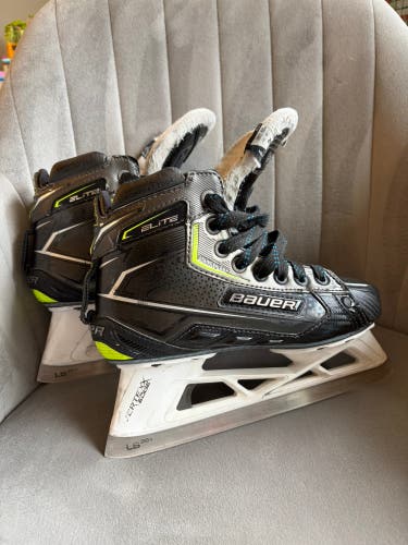 2021 Bauer Elite Hockey Goalie Skates Size 4 (Used)