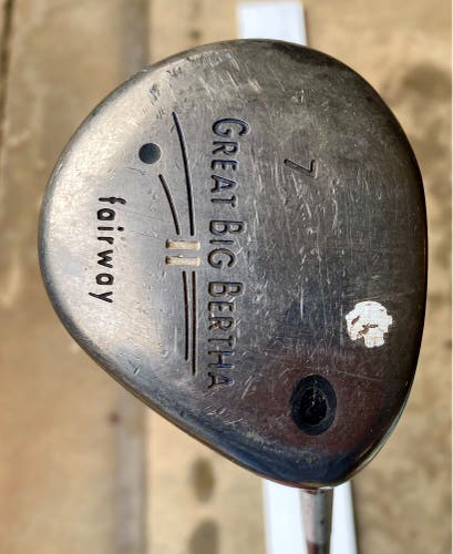 Men's 2002 Callaway Great Big Bertha II Right Handed Fairway Wood Regular Flex 7 Wood (Used)