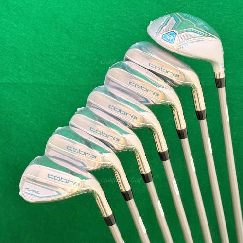 NEW Lady Cobra Fly XL 2024 5H 6-SW Combo Iron Set Factory Graphite Ladies w/HC