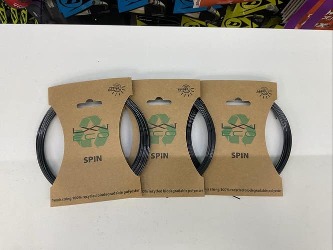 3 Pack Lux Eco 17g/1.25mm Polyester Dark Gray String