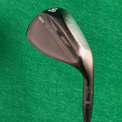 Titleist Vokey SM9 Black Vapor 58-8M 58 Lob Wedge Vokey Design Black Wedge Flex