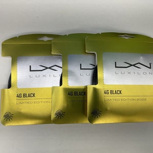 3 Pack Luxilon Limited Edition 2022 16L/1.25mm Black String