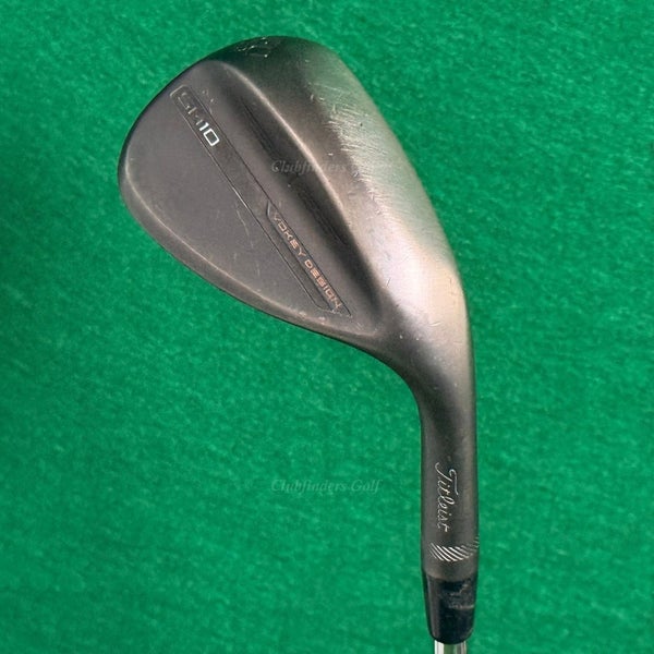 Titleist Vokey SM10 Jet Black 60-12D 60 Lob Wedge Vokey Design Steel Wedge Flex