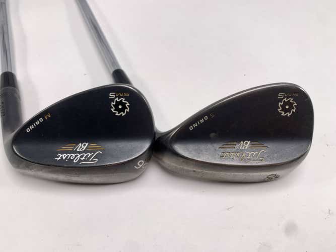 Titleist Vokey SM5 Raw Black Wedge Set 56* 10 | 60* 7 Wedge RH