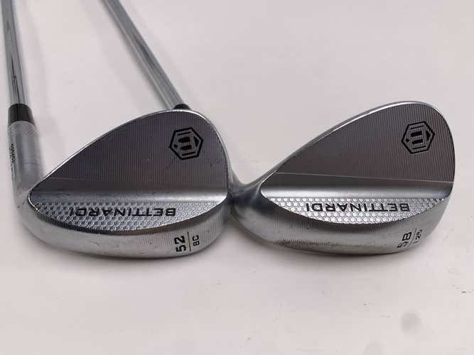 Bettinardi HLX 5.0 Chrome Wedge Set 52* 8 | 58* 12 Wedge Steel Mens RH