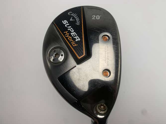 Callaway Super 3 Hybrid 20* AeroTech SteelFiber hls780 F2 Senior RH Midsize Grip