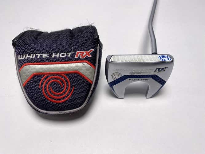 Odyssey White Hot RX V-Line Fang Putter 35" Mens RH HC