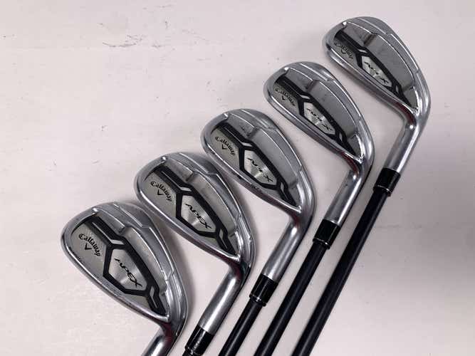 Callaway Apex CF 16 Iron Set 6-PW Accra Prototype 85g Stiff Graphite Mens RH