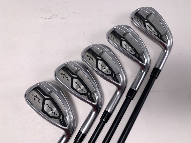 Callaway Apex CF 16 Iron Set 6-PW Accra Prototype 85g Stiff Graphite Mens RH