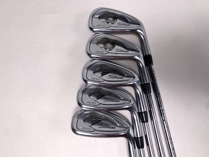 Titleist T200 Iron Set 6-PW True Temper AMT Black S300 Stiff RH Midsize Grips