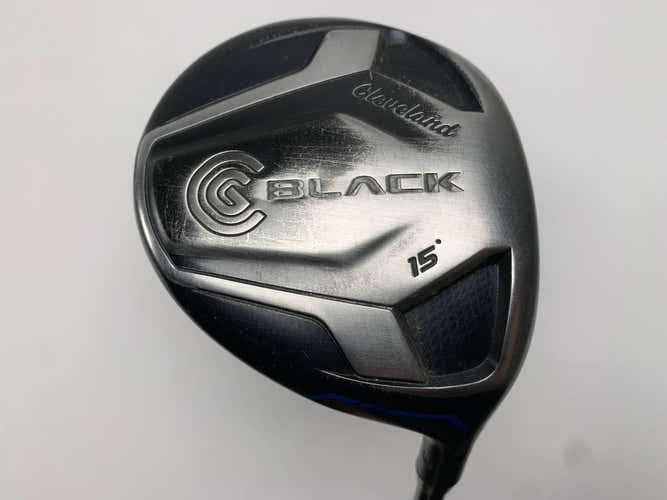 Cleveland Black 3 Fairway Wood 15* Bassara E42x5ct 42g Regular RH DENT