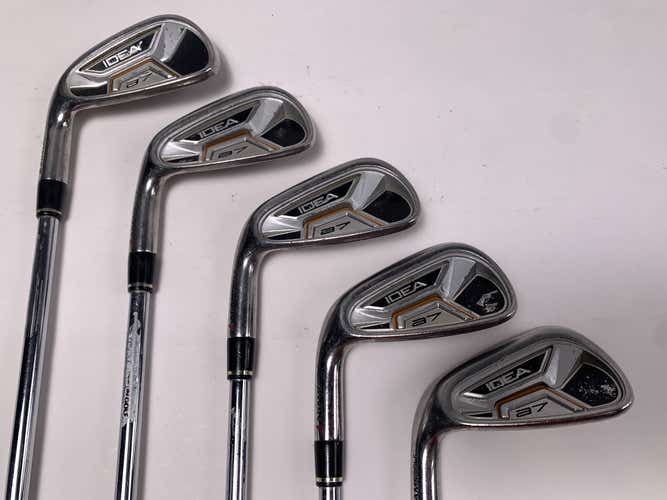 Adams Idea A7 Iron Set 5-PW Players Lite Regular Steel Mens LH NO 9 IROn