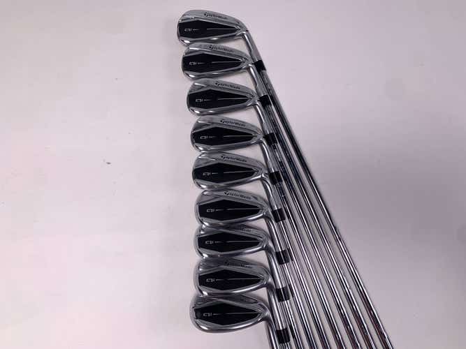 TaylorMade Qi Iron Set 4-PW+GW+SW KBS Max MT 85g Stiff Steel Mens RH