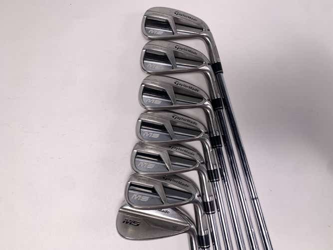 TaylorMade M5 Iron Set 5-PW+GW KBS 90 Stiff Steel Mens RH