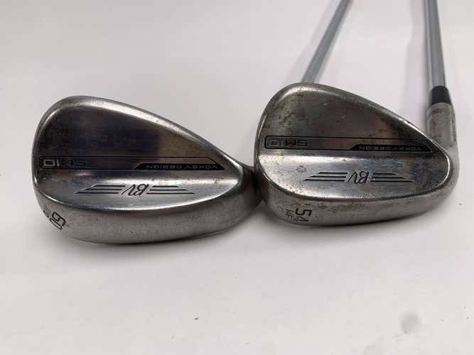 Titleist Vokey SM10 Raw Wedge Set 54* 14 | 60* 12 NS Pro Zelos 7 Regular LH