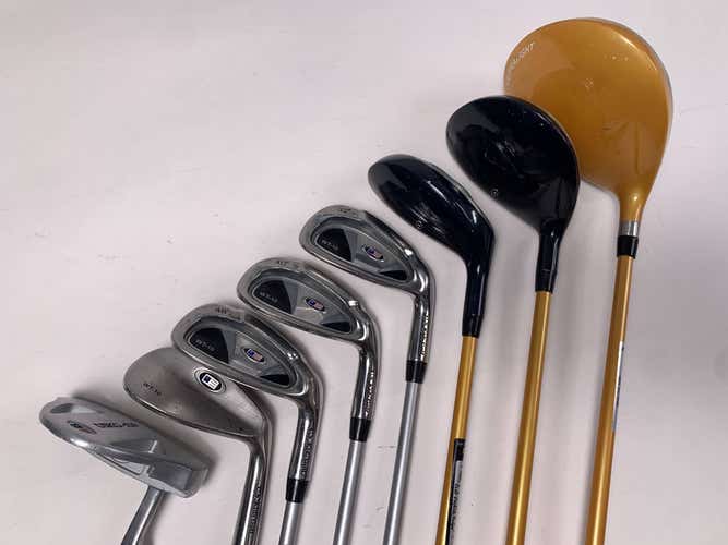 US Kids Ultralight WT-10 63" Club Set Driver 3W 4H 6 8 PW SW Putter Junior RH