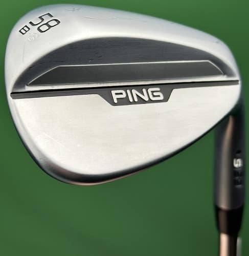 PING S159 Chrome Lob LW Wedge 58-08* B-Grind Steel Z-Z115 RH NICE!