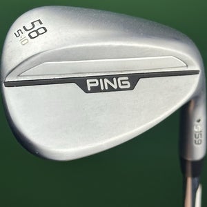 PING S159 Chrome Lob LW Wedge 58-10* S-Grind Steel Z-Z115 Right Hand