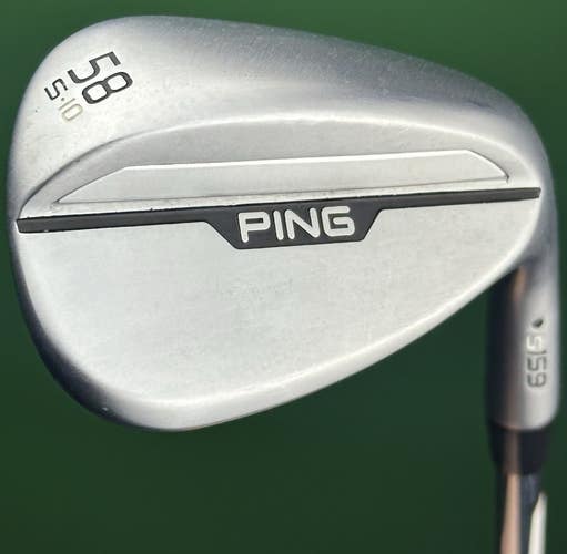 PING S159 Chrome Lob LW Wedge 58-10* S-Grind Steel Z-Z115 Right Hand