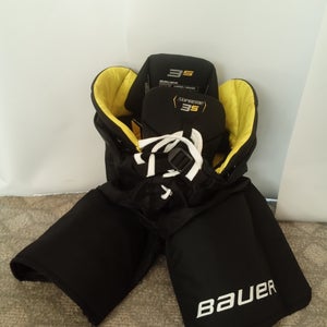 Bauer 3S Intermediate Goalie Pants (Large), fits height 5-5" - to 5-9"