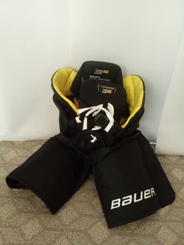 Bauer 3S Intermediate Goalie Pants (Large), fits height 5-5" - to 5-9"