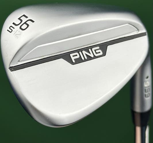 PING S159 Hydropearl Chrome Sand SW Wedge 56-12* S-Grind Steel Z-Z115 MINT!