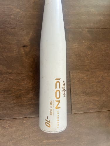 2024 Rawlings Icon Composite USSSA Certified Bat (-10) 18 oz 28" (Used)