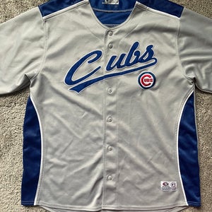 Chicago Cubs Gray XL Men's Jersey (Used)