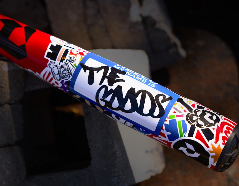 Sticker Bomb 2026 DeMarini The Goods™ (-3) BBCOR Baseball Bat 32 ...