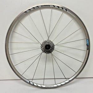 Shimano WH-R550 9-Speed 20-Bladed Spoke Silver Aluminum 700C Road Rear Wheel