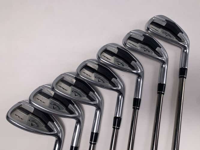 Callaway Apex Iron Set 6-PW+GW+SW UST Mamiya recoil 660 F2 Senior RH