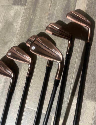 Men's TaylorMade P-790 Right Handed Iron Set Stiff Flex Steel Shaft (Used)