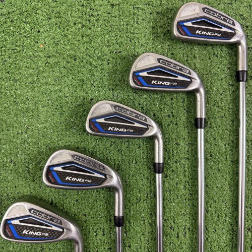 READ Cobra King F8 One Length Iron Set 5-9 One Flighted Steel Regular Flex 37