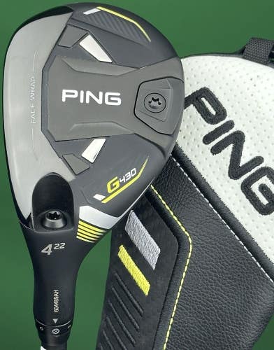 PING G430 Rescue 4-Hybrid 4H 22* LEFT Hand Alta CB 70 Stiff w/ Cover LH MINT!