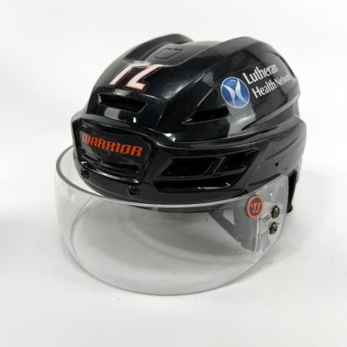 Used Black CCM Tacks 710 Helmet With Visor | Medium | Fort Wayne Komets | R248