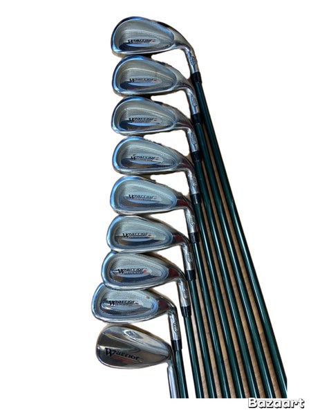 Warrior Custom Golf Set RH Iron Set (#3,4,5,6,7,8,9,PW,LW) Stiff Flex 9 Pcs Excellent Shape