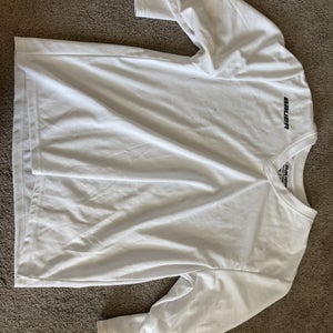 White Small Adult Unisex Bauer Jersey (Used)