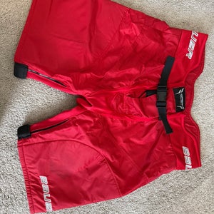 Red Large Bauer Supreme TotalOne NXG Pant Shell (Used)