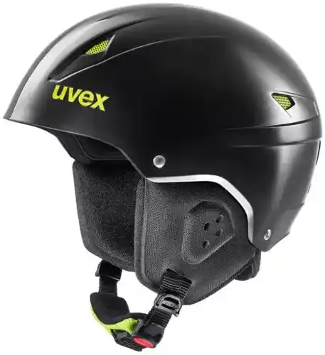New UVEX Eco helmet; Size: 55-58 (Black/Yellow)