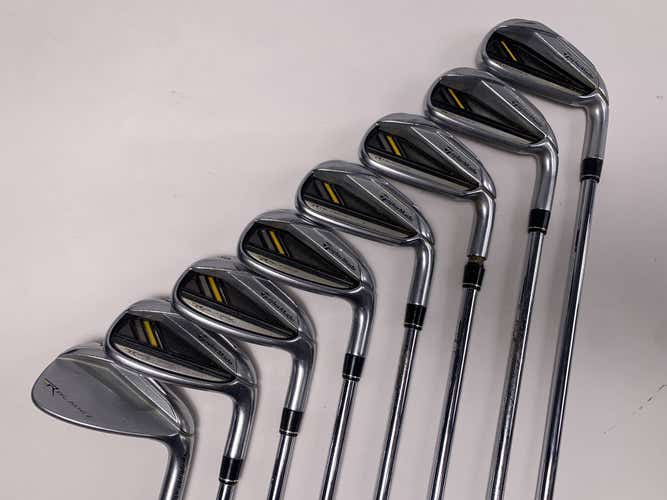 TaylorMade RocketBladez Iron Set 4-PW+GW RocketFuel 85g Stiff Steel Mens RH