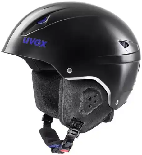 New UVEX Eco helmet; Size: 58-61 (Black/Blue)