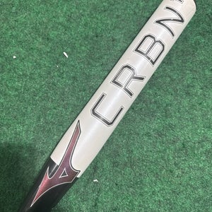 White 2024 Mizuno F24 CRBN1 Composite Bat (-10) Composite 22 oz 32" (Used)