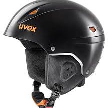 New UVEX Eco helmet; Size: 48-51 (Black/Orange)