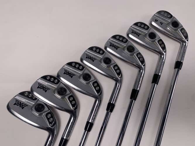 PXG 0311 P GEN5 Chrome Iron Set 4-PW True Temper Elevate MPH 95g Regular RH
