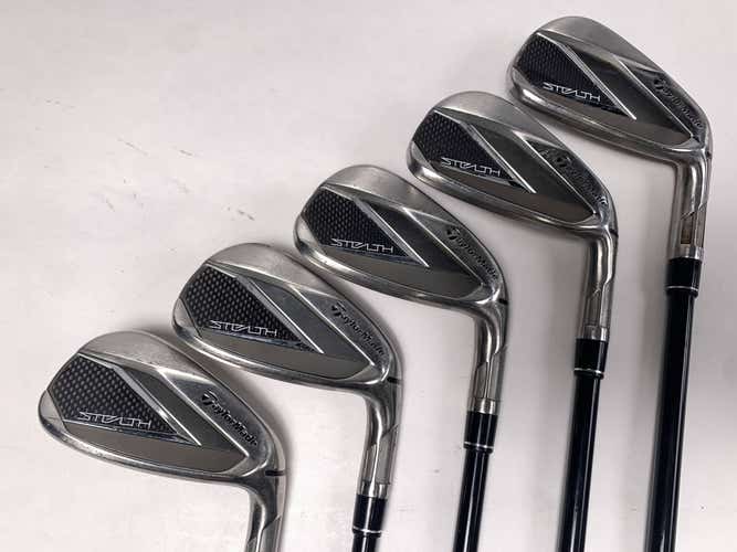 TaylorMade Stealth Iron Set 6-PW Fujikura Ventus Red 6R Regular Graphite Mens RH