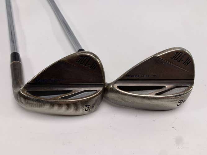 TaylorMade Milled Grind Hi-Toe 3 Copper Wedge Set 54*10 | 58*10 2.0 Stiff RH