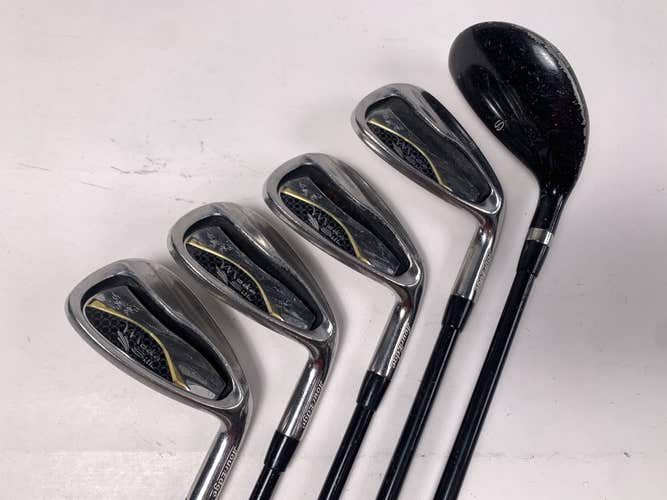Tour Edge Moda Silk Iron Set 6H-7-PW+SW Ladies Graphite Womens RH NO 9 IRON